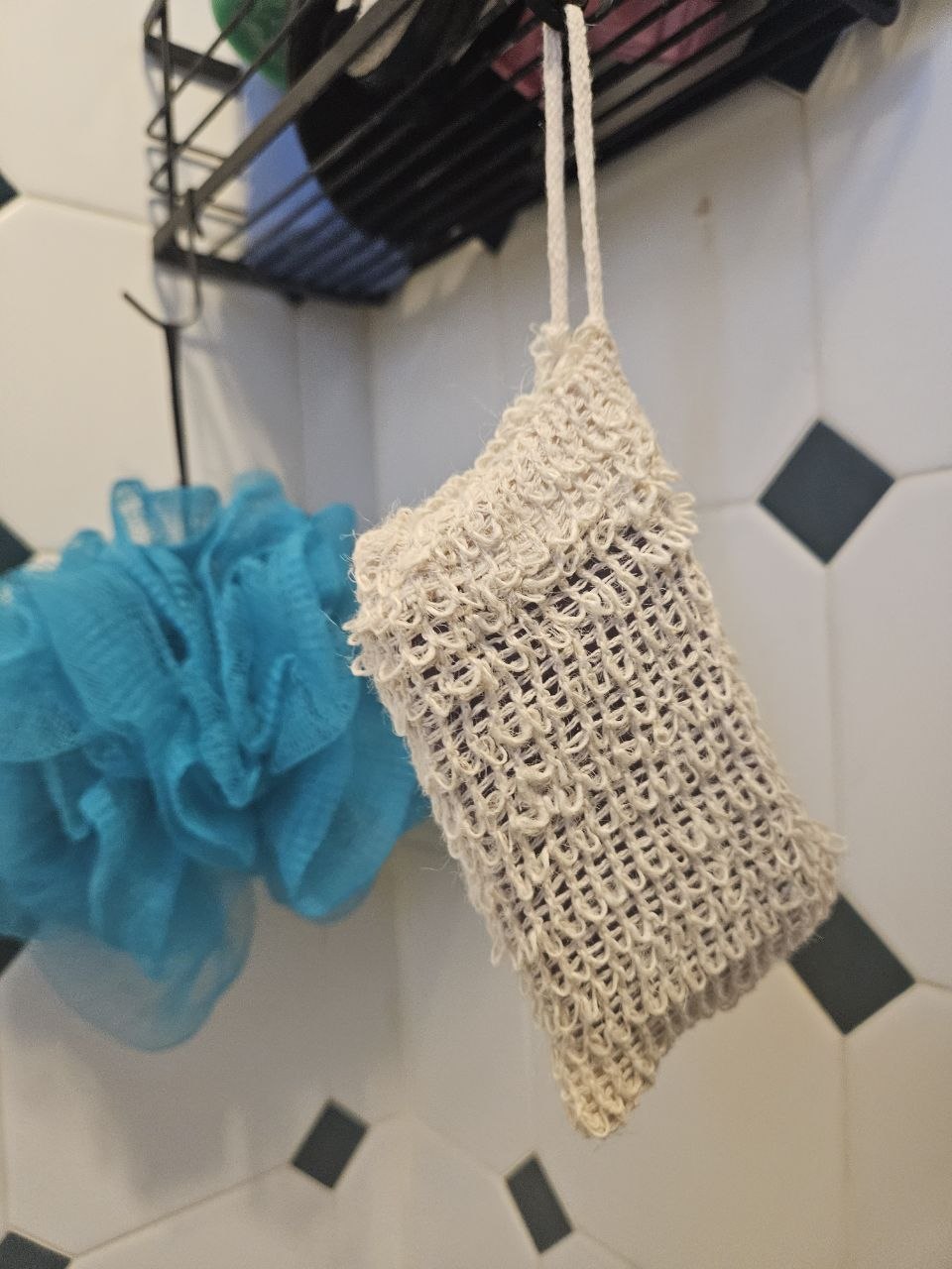 Drawstring Soap Saver Bag